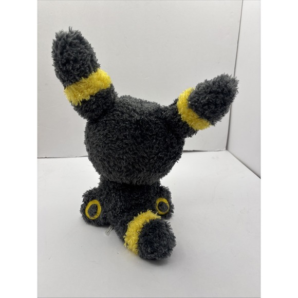 Sekiguchi Moko Umbreon Blackie Fluffy Plushie 11" Made In China - Picture 8 of 13